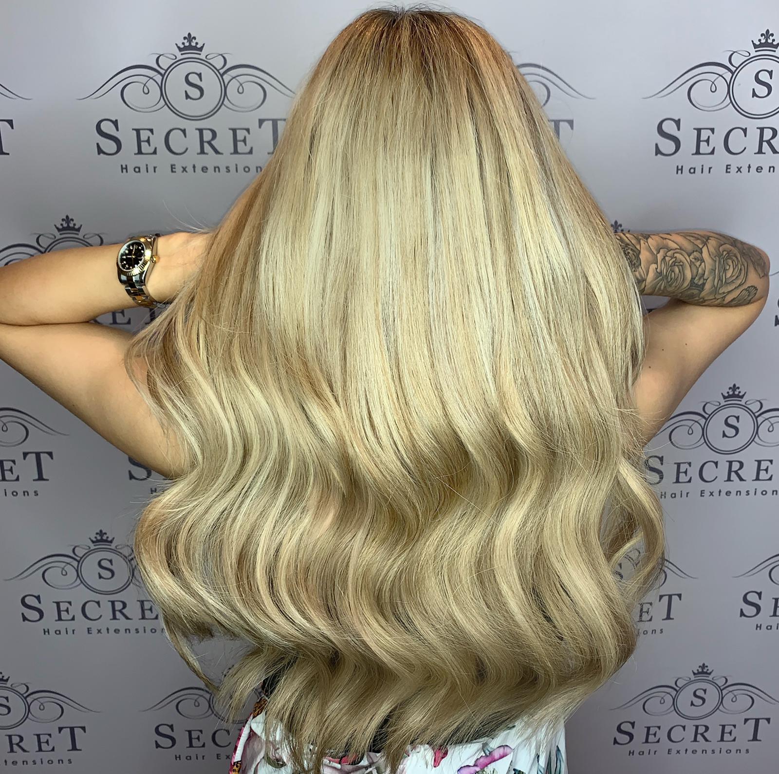 Secret Halo Hair Extensions Ash Blonde 18 Secret Hair Extensions