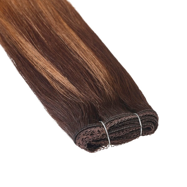 Double Weft Rose Gold Hair Extensions - Dubai Balayage T2/2/5 | Secret Hair  Extensions