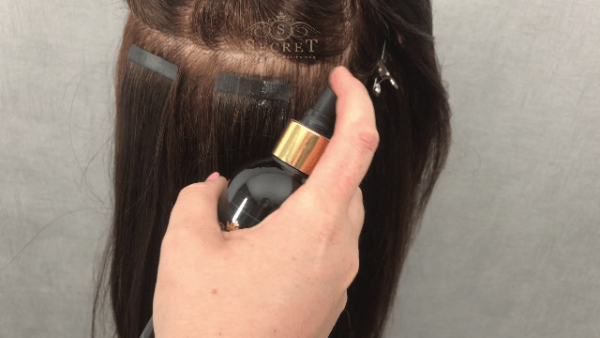DIY tape in hair removal at home